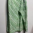 Cinq à Sept Cinq A Sept Dress Gia Plaid Puff Sleeve Green Midi Dress Size 6 Photo 4