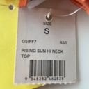 Rip Curl  Women’s Orange Rising Sun Hi Neck Bikini Top Size Small NWT Photo 99