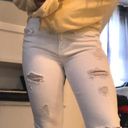 Hollister White Ripped Jeans Photo 1