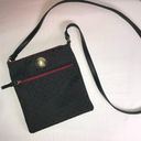 Tommy Hilfiger  Crossbody purse bag in black w/ red accents.  Excellent Condition Photo 0