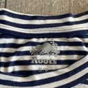 Roots Size Small Blue and White Striped Preppy T-Shirt Dress Photo 2