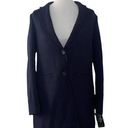 Ralph Lauren Lauren  Womens Wool Blend Reefer Coat Blue M Medium Photo 0