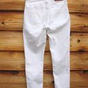 One Teaspoon  High Waist Freebird II White Skinny Jeans Photo 6