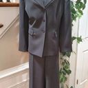 Jones Wear  Women's Black Solid Polyester Blazer Coat & Pant 2 Pc's Set Size 18 Photo 0