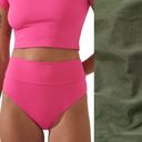 Cotton On NWT  High Waisted Cheeky Bikini Smoothing Bottom Khaki Shimmer Size XS Photo 1