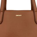 DKNY  Purse Womens Medium Size Brown Shoulder Bag Vegan Leather Handbag Office Photo 3