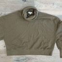 AGOLDE  Balloon Sleeve Turtleneck Sweater Green Size S Photo 1