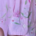 Ralph Lauren Lauren  Floral Pink Sleep Shirt Size Small Photo 4