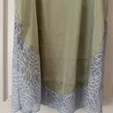 Free People Aries Rising Lace Mini Slip Dress Quiet Firn Combo Green Size Large Photo 2