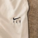 Nike  white Dri-Fit "Swooh Fly" mesh basketball shorts Photo 6