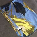 Cynthia Rowley Navy, Gold and Green large wrap scarf Photo 2