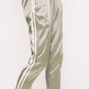 Pretty Little Thing Sage Green Shannon Satin Cropped Joggers Photo 0