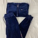 FILA Royal Blue Velvet Matching Sweat Set Photo 4