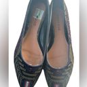 Rampage  FLATS Size 9.5 slip on flats embroidered pointy toe multicolor Aztec Photo 4