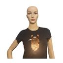 Ariat  Womens Western T-Shirt Top Black Sequin Horse Short Sleeves XS Casual Photo 0
