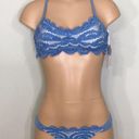 PilyQ  sky blue lace bikini. S/M. NWT Photo 0