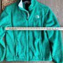 The North Face Woman’s VTG 90’s  Full Zip Fleece Jacket Size Medium Green Photo 7