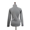 The North Face  Womens Pink Ribbon Agave Full Zip Sweater Long Sleeve Grey XS Photo 2