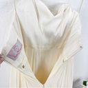 Hayley Paige Occasions Hayley Paige Silk Chiffon Wedding Bridal Gown Strapless Ivory Size 4 Photo 4