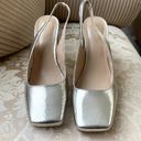 Marc Fisher NEW  Onna Square Toe Block Heel Pumps in Gold Photo 3