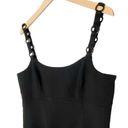 W By Worth Worth New York Little Black Dress Chain Link Straps Size 14 Photo 1