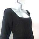 Tuckernuck  Pomander Place Black Simone Peplum Minimalist Top XS Photo 5