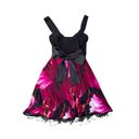 City Triangles Floral Black & Pink Dress Size Small Photo 1