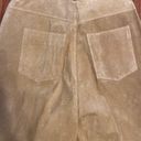 Moda Vintage  Spiegel genuine tan suede high waste pants - size 10. Photo 3