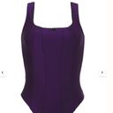 frankie's bikinis Frankie's Bikini Etta Shine Cheeky One Piece Swimsuit NWT Photo 6