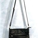 Rosetti Rossetti Black Faux Leather 10”X12” Medium Crossbody Purse~Lots Of Pockets Photo 1