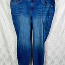 Torrid  Mid Rise New Skinny Jean Vintage Stretch Medium Wash Size 24 Photo 3