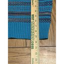 Ross Vintage Robin  Tight Knit Sweater Fair Isle‎ Blue Women’s size S Photo 4