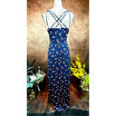 Nine Britton  Willow Brushed Knit Maxi Dress - Navy Floral - size L Photo 10