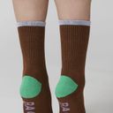 Baggu Ribbed Mix Crew Sock NWT - Tamarind Mix Photo 0