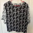 Carole Little  pineapple yin Yang top Photo 0