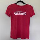 Nintendo  Short Sleeve Red Tee Size Small Photo 1