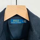 Polo  Ralph Lauren Double Breasted Knitted Blazer Peak Lapel Navy Blue Women's 0 Photo 5