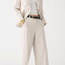 J.Crew  Sydney Wide Leg Pant Stretch Linen in Flax Ivory BO804-Still Full Price Photo 12