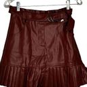 ZARA  Vegan Leather Skirt Photo 0