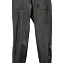 Spanx  Faux Leather Jogger Pants Black High Rise Elastic Waist Vegan Size Medium Photo 0