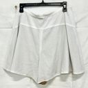 Vince NWT  Linen Blend Pull On High Waisted Flounce Flared Shorts White Womens 10 Photo 9