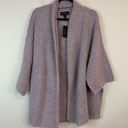 Lane Bryant  | Light Purple Stitch Mix Cocoon Open Front Cardigan Sweater Size 14 Photo 2