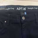Apt. 9  Jeans Women’s 10 Straight Crop Modern Fit Black Stretch Jeans Photo 4