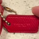 Coach  Signature Leather & Canvas Double Zip Wallet Coated Canvas Red Photo 3