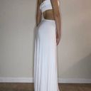 Tobi slinky cut out white maxi dress M NEW Photo 4