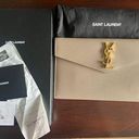 Saint Laurent YSL leather envelope pouch Photo 2