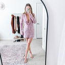 L'Academie Revolve Pink Tweed Blazer Mini Dress  Photo 6