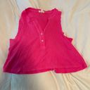 Aerie Waffle Tank Top Pink Photo 0