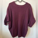 DKNY  Pullover chunky cable knit sweater purple size small Photo 6