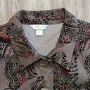 Christopher & Banks Christopher Banks Paisley Printed Blazer XL Photo 4